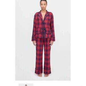 Hill House Cherry Tartan Pajama Set